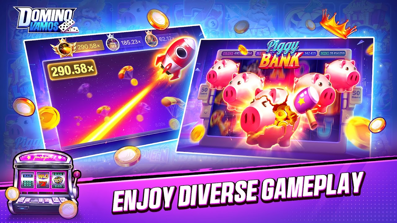 Domino Vamos Slot Crash Poker APK screenshot